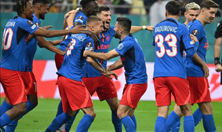 Victorie pentru FCSB în Europa League, 2-0 cu FC Midtjylland